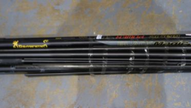 Mixed poles and accessories, including Browning. UK P&P Group 2 (£20+VAT for the first lot and £4+