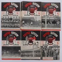 1961-63 Manchester United programmes (31). UK P&P Group 1 (£16+VAT for the first lot and £2+VAT