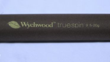 Witchwood Truespin fishing rod in case, appears unused, L: 9' 6". UK P&P Group 1 (£16+VAT for the