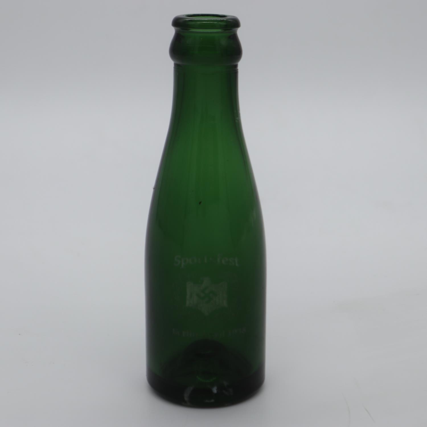 Third Reich 100ml Bottle from the Hitler Youth Sportsfest, Berlin 1938. UK P&P Group 2 (£20+VAT