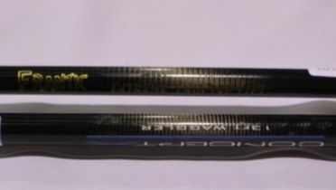 Frantic Extreme twin top 11' rod with a Concept 13' waggler rod. UK P&P Group 2 (£20+VAT for the