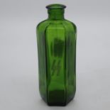 WWII German Waffen SS Poison Bottle, H: 17 cm, no stopper present. UK P&P Group 2 (£20+VAT for the