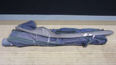 Four fishing rod bags. UK P&P Group 2 (£20+VAT for the first lot and £4+VAT for subsequent lots)