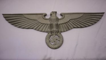 Third Reich Government Building Wall Eagle. UK P&P Group 3 (£30+VAT for the first lot and £8+VAT for