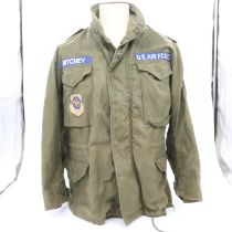 An American Vietnam War period or similar USAF combat jacket, named to Ritchey, with Military