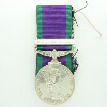 UK Campaign Service medal with Northern Ireland bar, named to 25177707 Pte J G Paul, Cheshire. UK