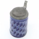 Third Reich Bavarian Lidded Stein, UK P&P Group 2 (£20+VAT for the first lot and £4+VAT for