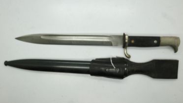 WWII German Dress Bayonet with an Acid Etched Blaed. UK P&P Group 2 (£20+VAT for the first lot