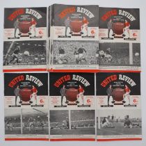 Manchester United programmes 1965-67 (41). UK P&P Group 1 (£16+VAT for the first lot and £2+VAT