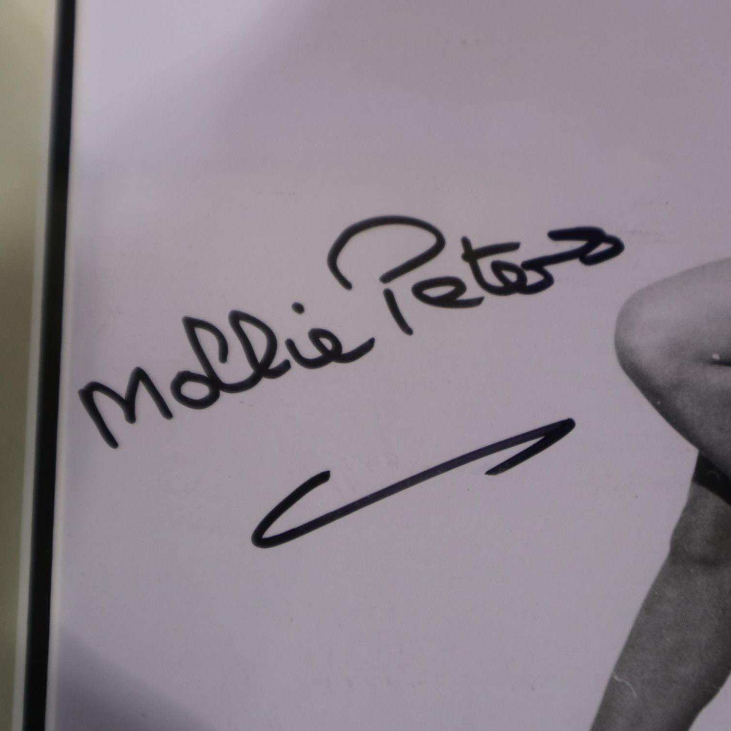 Four signed photographs of James Bond girls in frame with COA. Not available for in-house P&P - Image 3 of 5
