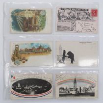 Sixty postcards of exhibitions/expositions, mainly early 20th century American. UK P&P Group 2 (£