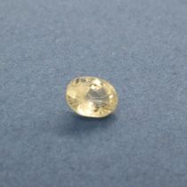Loose natural oval cut sapphire: 0.93ct. UK P&P Group 0 (£6+VAT for the first lot and £1+VAT for