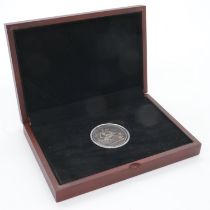Boxed 1891 silver crown of Queen Victoria. UK P&P Group 0 (£6+VAT for the first lot and £1+VAT for