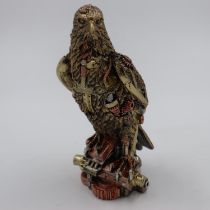 Steampunk style eagle, H: 23 cm. UK P&P Group 2 (£20+VAT for the first lot and £4+VAT for subsequent