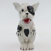 Comic dog, Bonzo, H: 17 cm, no cracks or chips. UK P&P Group 2 (£20+VAT for the first lot and £4+VAT