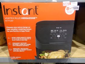 Instant Vortex Plus Verazone air fryer, as new in box. Not available for in-house P&P