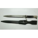 WWII German Dress Bayonet with an Acid Etched Blaed. UK P&P Group 2 (£20+VAT for the first lot