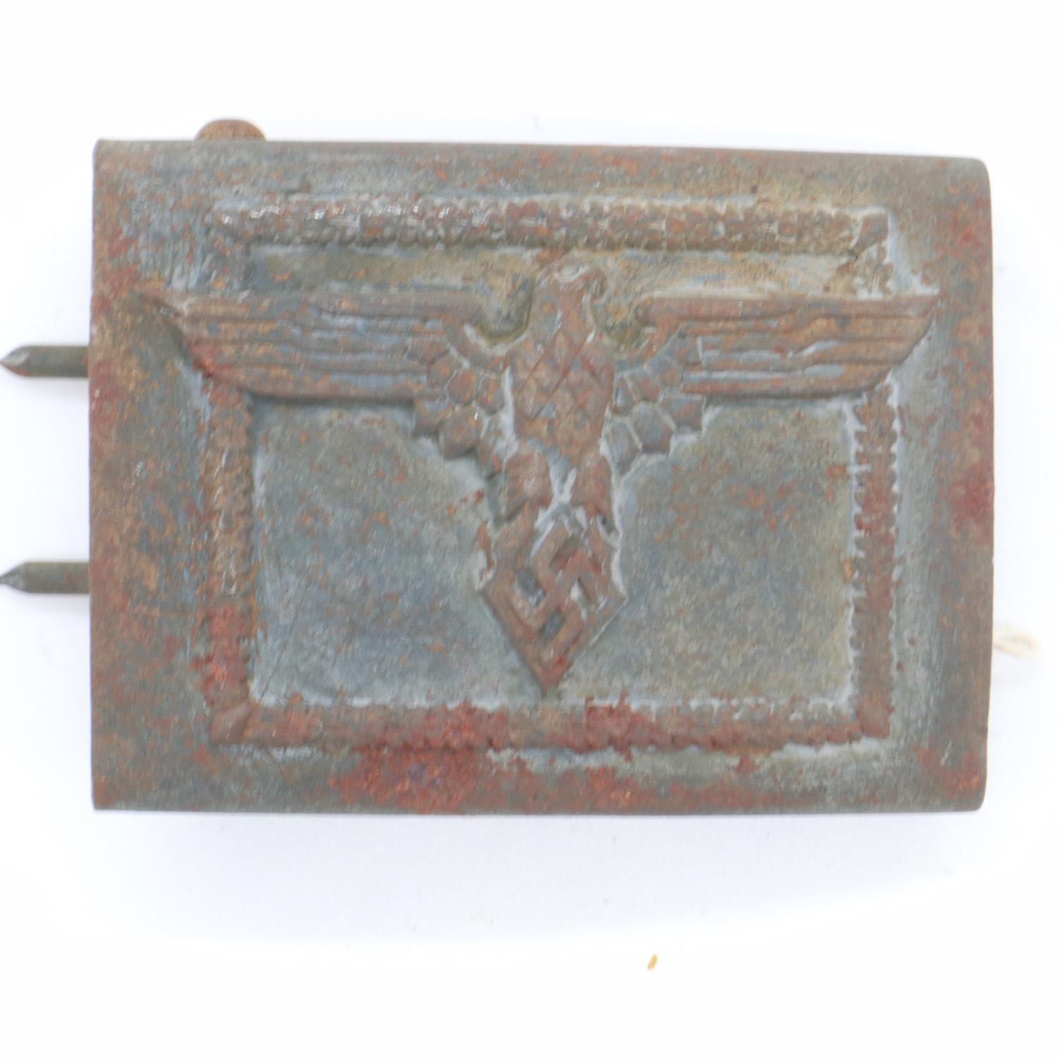 Third Reich National Socialists Students League Buckle. Rzm Marked. UK P&P Group 1 (£16+VAT for
