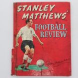 Football book with pre Munich Manchester United signature. Not available for in-house P&P