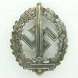 Third Reich Silver Grade Disabled Veterans Sports Badge. UK P&P Group 2 (£20+VAT for the first lot