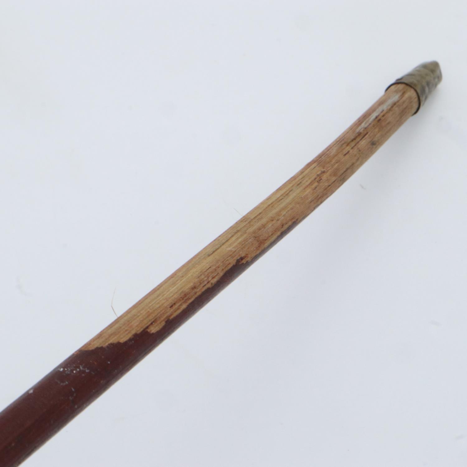 WWI East Surrey Regiment Officers Silver Top Swagger Stick. UK P&P Group 1 (£16+VAT for the first - Image 3 of 3