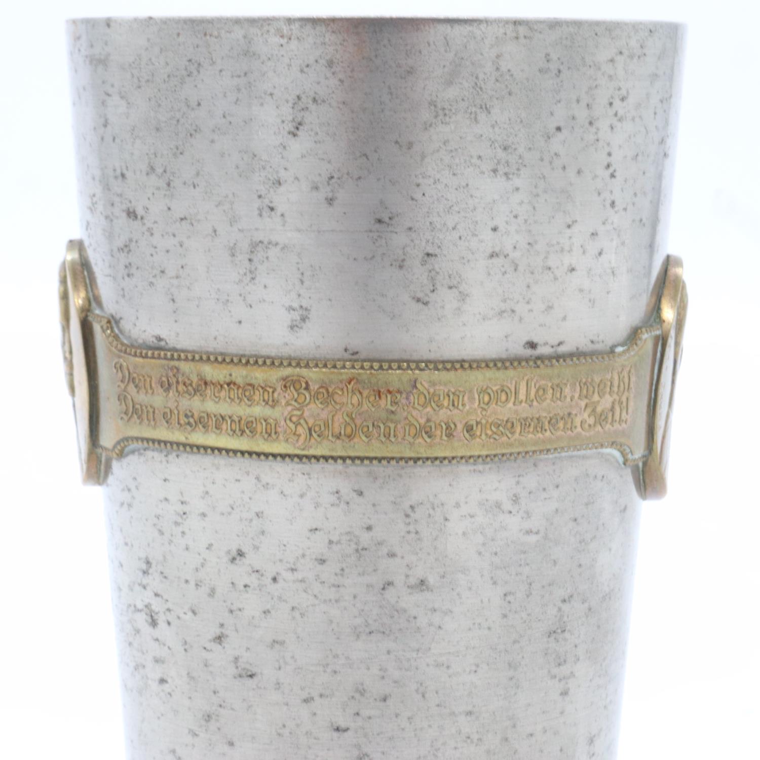 WWI Austrian Kaiser Wilhelm & Franz Joseph Veteran Officers Patriotic Cup. UK P&P Group 2 (£20+VAT - Bild 3 aus 4