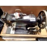 Sew-Tric Ltd Vista sewing machine with case. Not available for in-house P&P