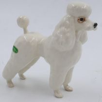 Beswick large poodle, number 2339, no cracks or chips, H: 14 cm. UK P&P Group 2 (£20+VAT for the