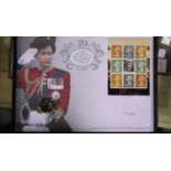 Queen Elizabeth 70 years jubilee 50p stamp coin cover. UK P&P Group 1 (£16+VAT for the first lot and