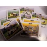 Selection of Castella clear collectors cards, Britains Motoring History. UK P&P Group 1 (£16+VAT for