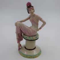 Kevin Francis for Peggy Davies figurine, Danielle, limited edition 138/200, signed in gold, no