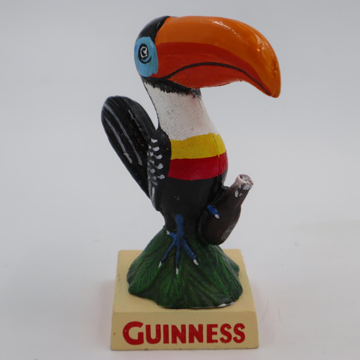 Cast iron Guinness toucan figure, H: 17 cm. UK P&P Group 2 (£20+VAT for the first lot and £4+VAT for