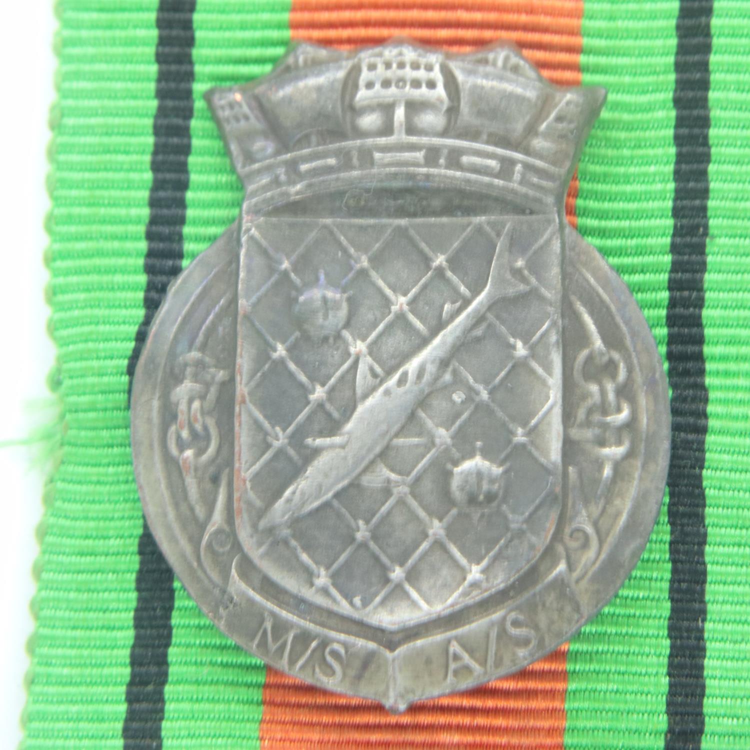 WWII British Defence Medal with a Royal Navy Patrol Boat Service, Minesweeper and Anti-Submarine - Image 2 of 3