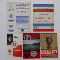 Quantity of Manchester United football programmes including Real Madrid Vs Manchester United 15