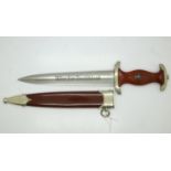 Third Reich SA Transitional Period Dagger with both the Makers name ( Carl Wüsthof) and the Rzm