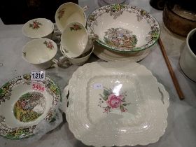 Small quantity of Spode Jewel P Byron ceramics. Not available for in-house P&P