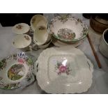 Small quantity of Spode Jewel P Byron ceramics. Not available for in-house P&P