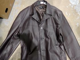 Zero leather jacket size XL. Not available for in-house P&P