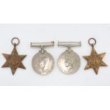 British WWII medal group, comprising BWM, Defence medal and two Italy stars. UK P&P Group 1 (£16+VAT