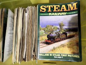 Large quantity of steam railway magazines. Not available for in-house P&P