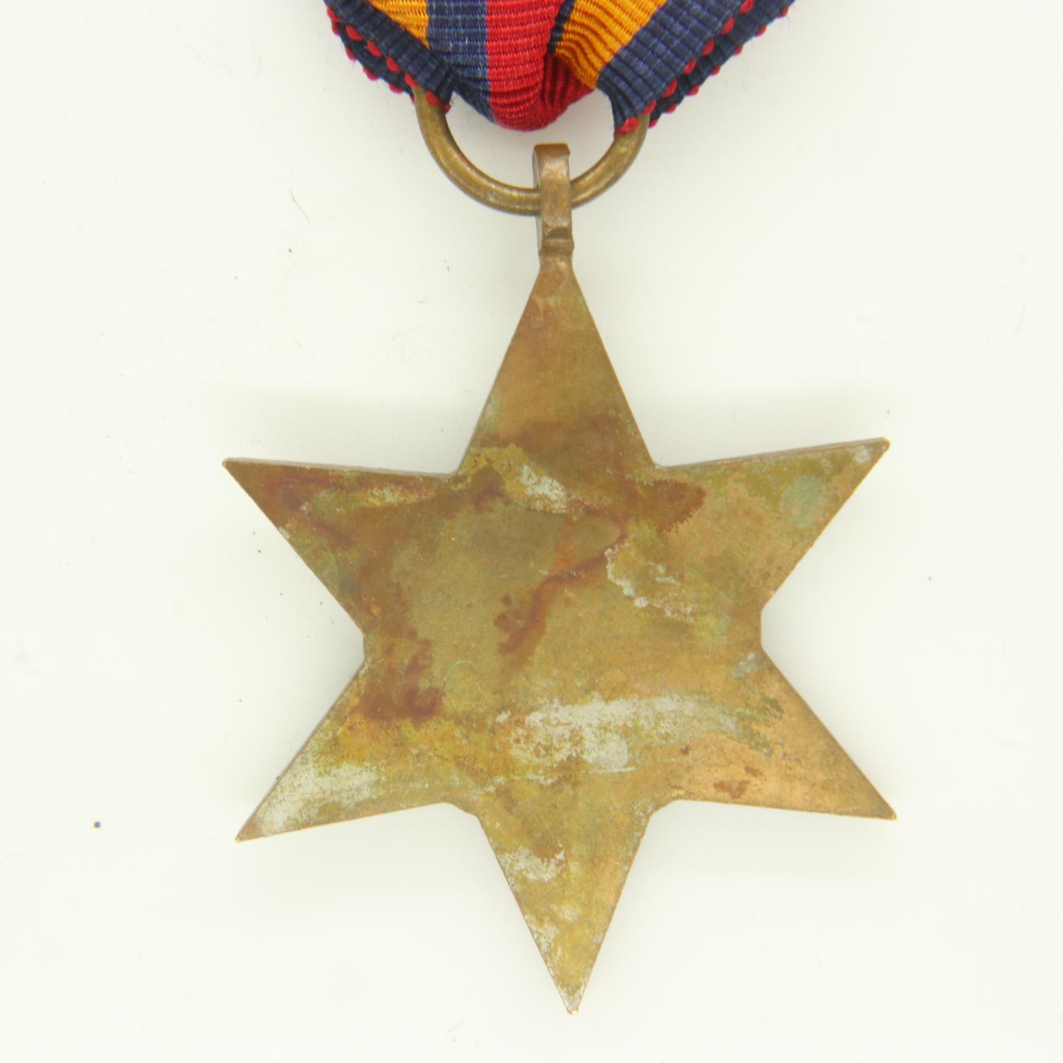 WWII British Burma Star Medal with Pacific Bar. UK P&P Group 2 (£20+VAT for the first lot and £4+VAT - Image 2 of 2