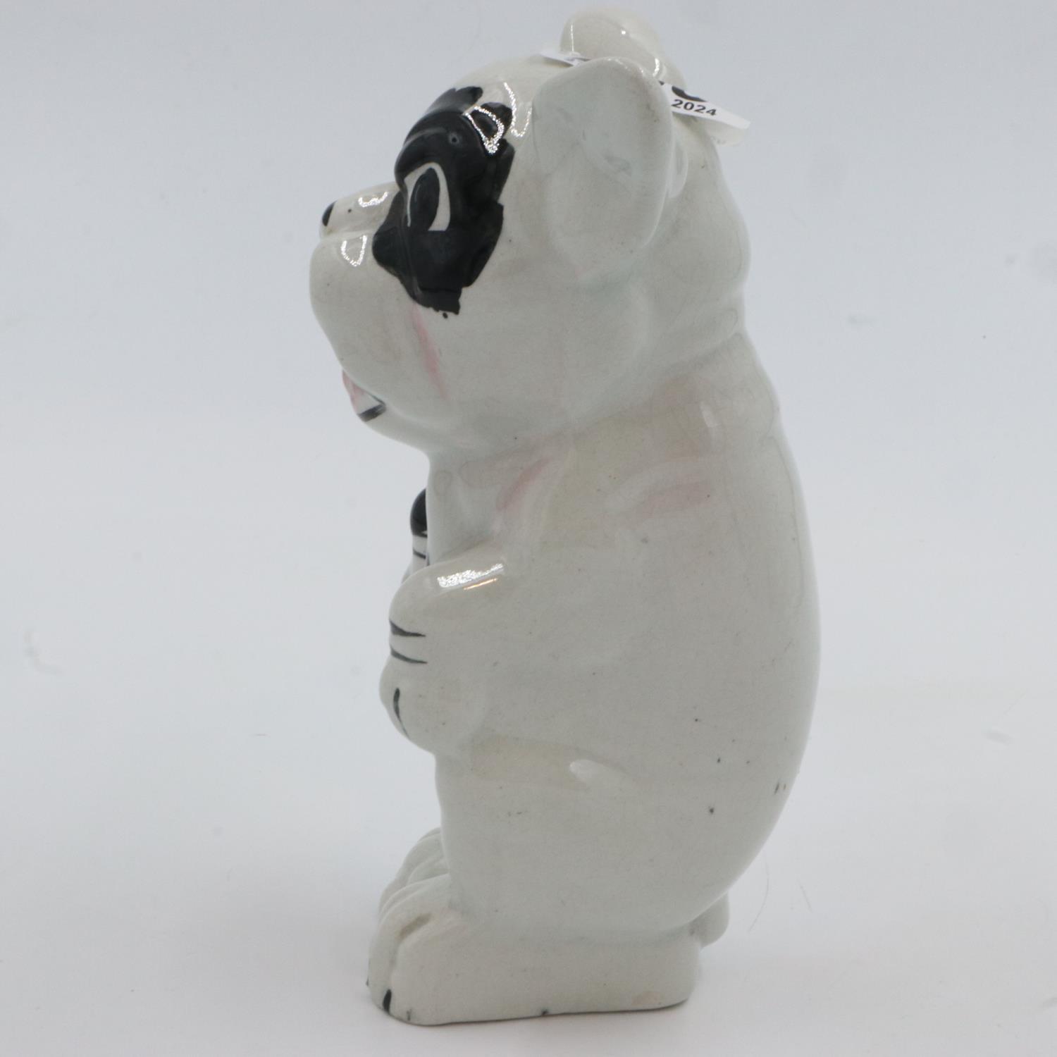 Comic dog, Bonzo, H: 17 cm, no cracks or chips. UK P&P Group 2 (£20+VAT for the first lot and £4+VAT - Image 2 of 3