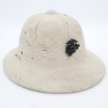 WWII USMC Tropical Helmet Dated 1943, UK P&P Group 2 (£20+VAT for the first lot and £4+VAT for