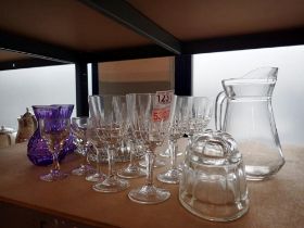 Collection of mixed glassware. Not available for in-house P&P