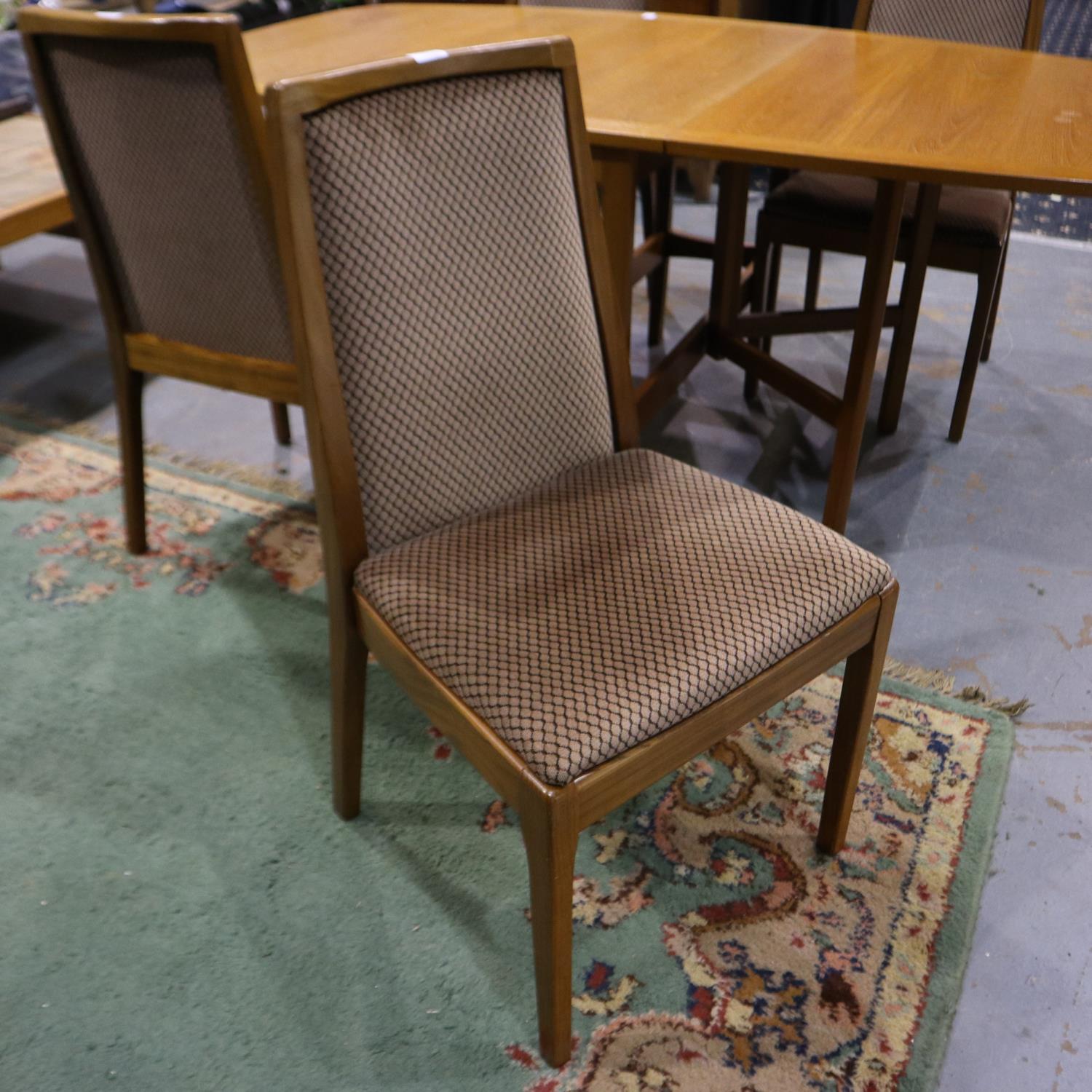 Nathan dining suite, comprising a drop-leaf table (175 x 99 x 175 xm H open) and a set of four - Image 2 of 2