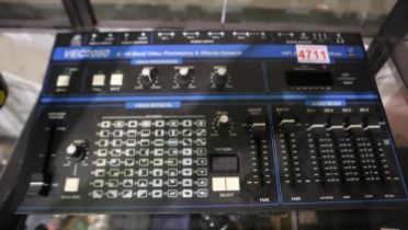 Vec 2050 Hi-band video processing and effects console, lacking 12v power lead. Not available for