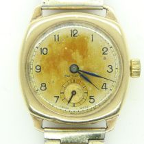 Crusader gents wristwatch, with subsidiary dial, working at lotting up. UK P&P Group 1 (£16+VAT