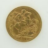 1909 gold full sovereign. UK P&P Group 0 (£6+VAT for the first lot and £1+VAT for subsequent lots)