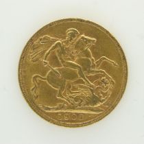 1903 gold full sovereign. UK P&P Group 0 (£6+VAT for the first lot and £1+VAT for subsequent lots)