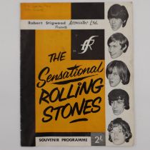 Rolling Stones programme, ABC Chester 1964. UK P&P Group 1 (£16+VAT for the first lot and £2+VAT for